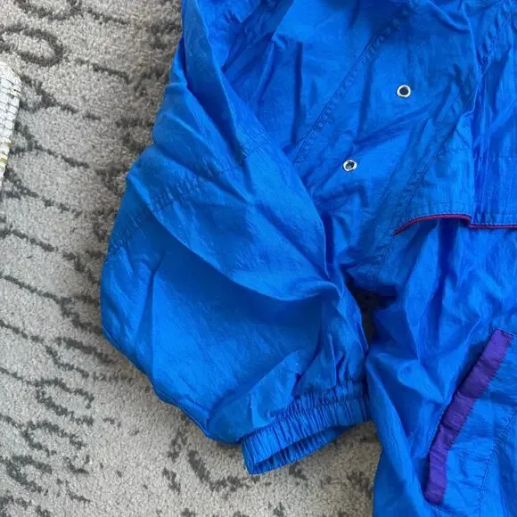 Vtg 1980s R.E. Sport Rivers Edge Jacket Colorblock Size Large - Picture 5 of 10